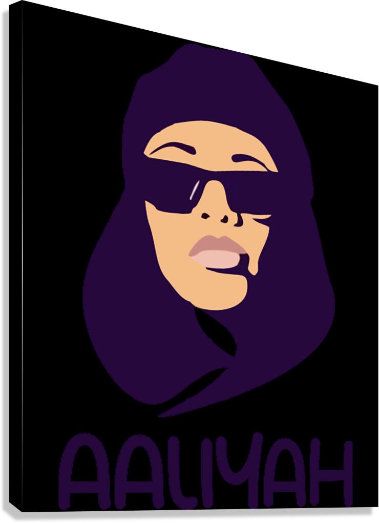 AALIYAH Canvas Print