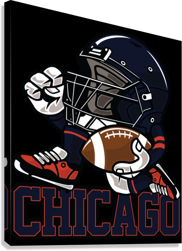 Chicago Bears 12 Canvas Print