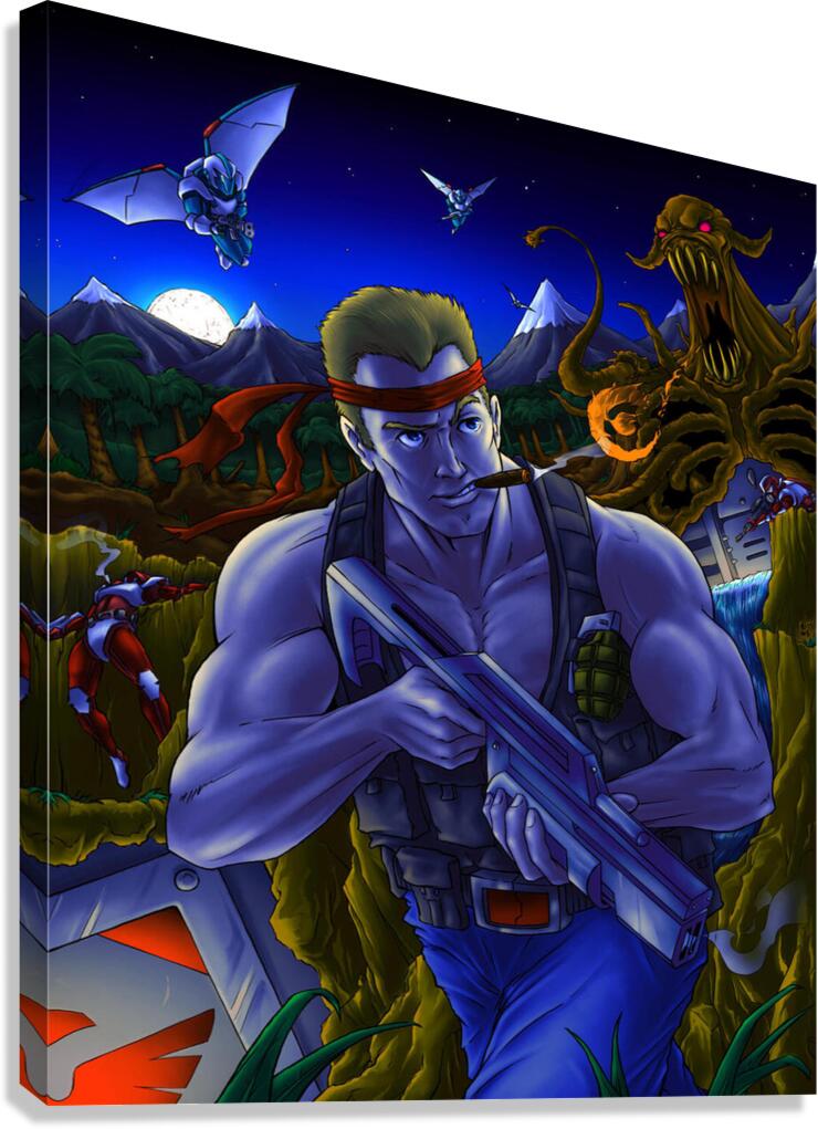 Contra 20 Canvas Print