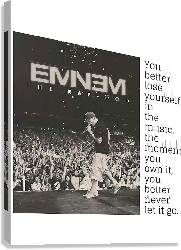 Eminem 27 Canvas Print