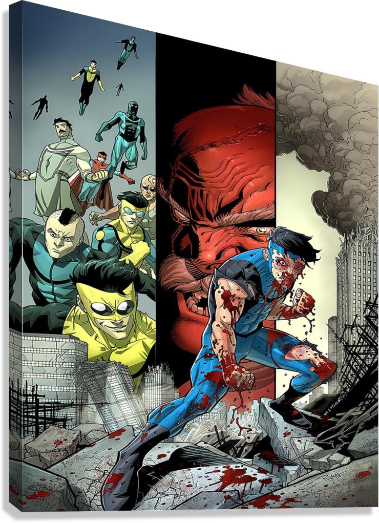 Invincible 40 Canvas Print