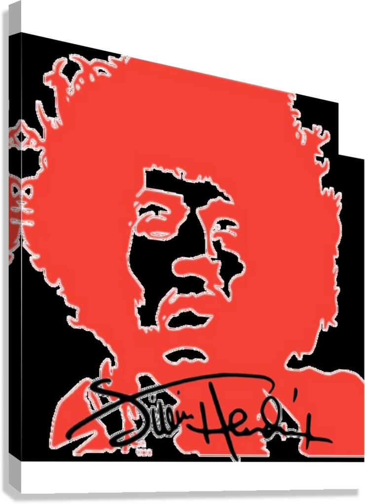 Jimi Hendrix 3 Canvas Print