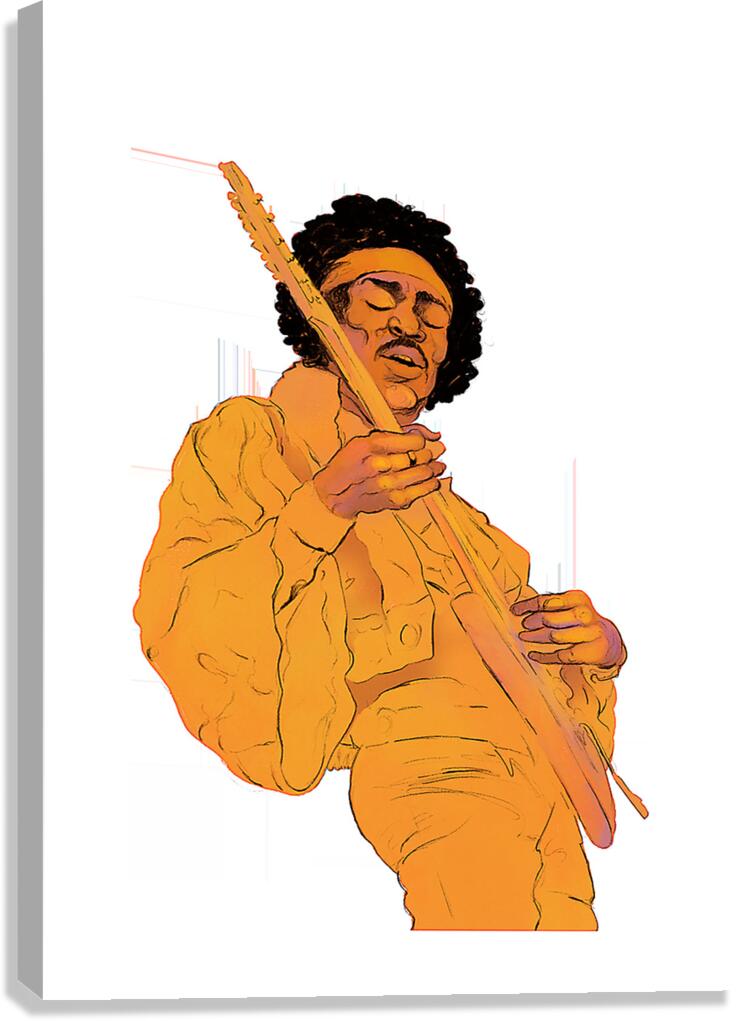 Jimi Hendrix 7 Canvas Print