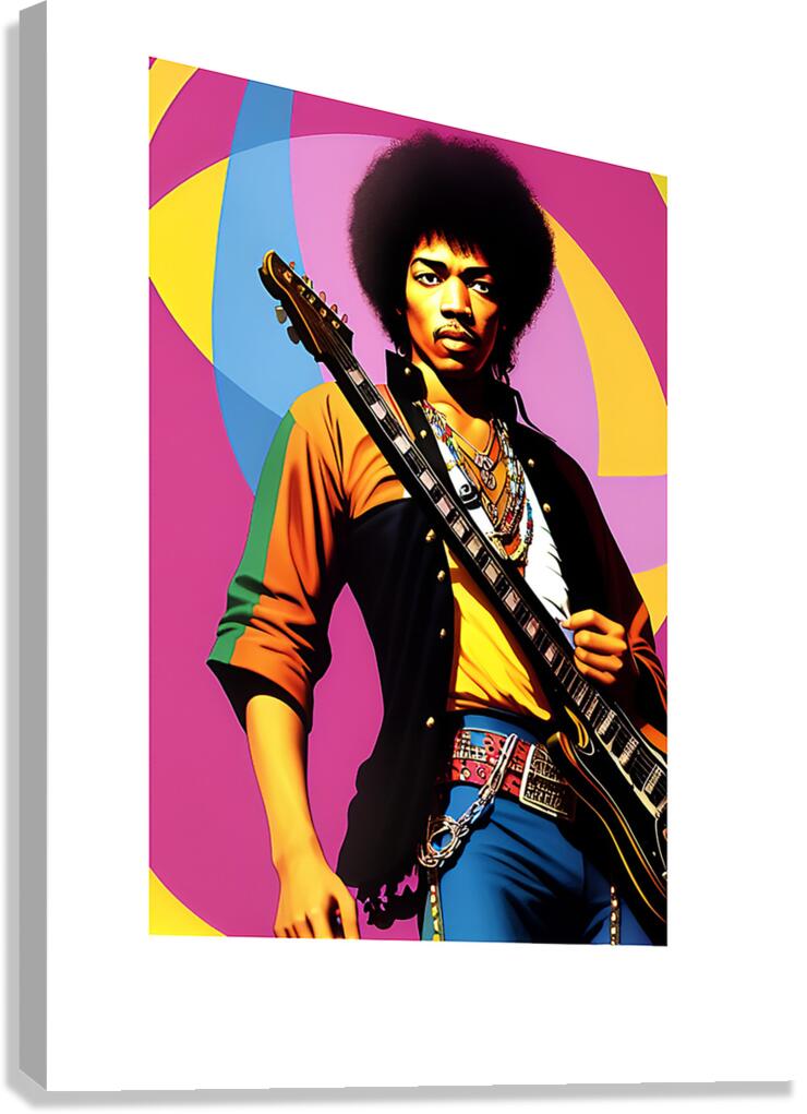 Jimi Hendrix 8 Canvas Print