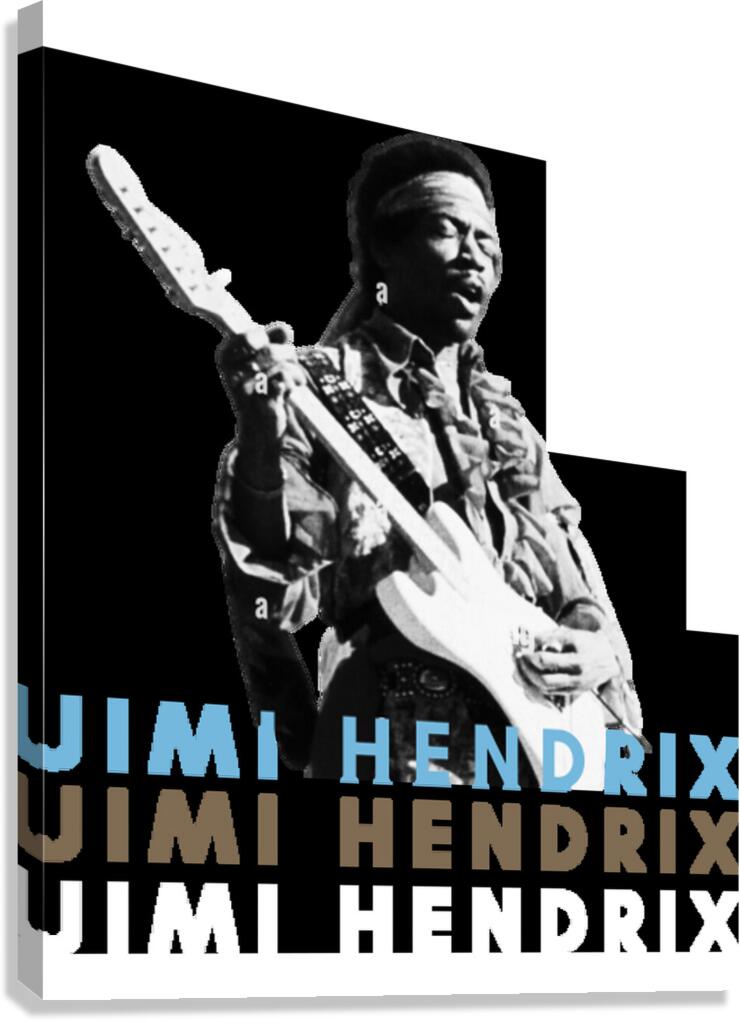 Jimi Hendrix 25 Canvas Print