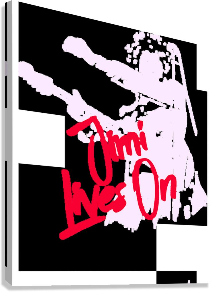 Jimi Hendrix 35 Canvas Print