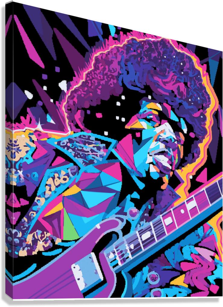 Jimi Hendrix 53 Canvas Print