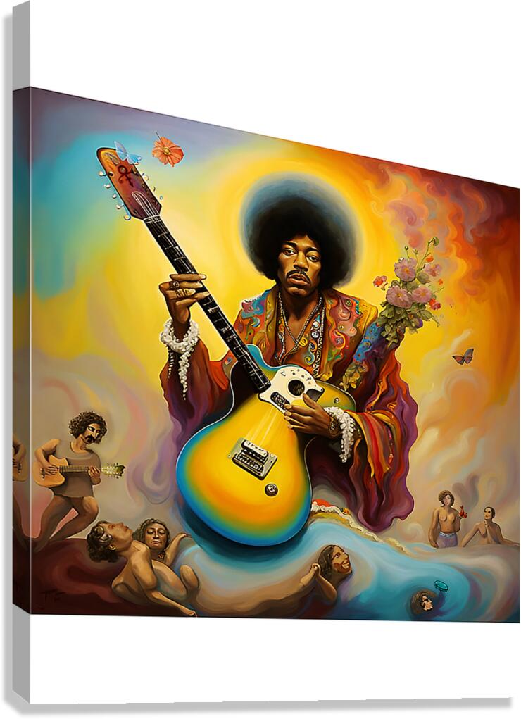 Jimi Hendrix 54 Canvas Print