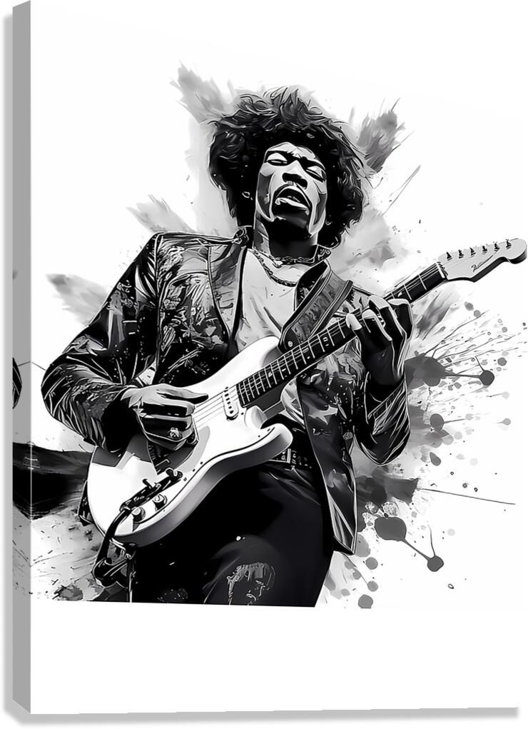 Jimi Hendrix 58 Canvas Print