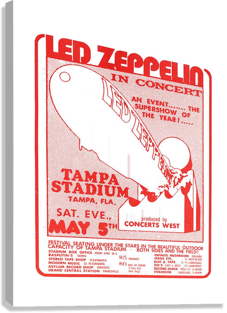Led Zeppelin 49 Canvas Print