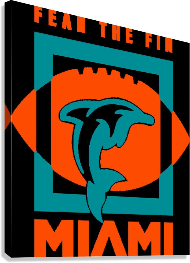 miami dolphins 21 Canvas Print