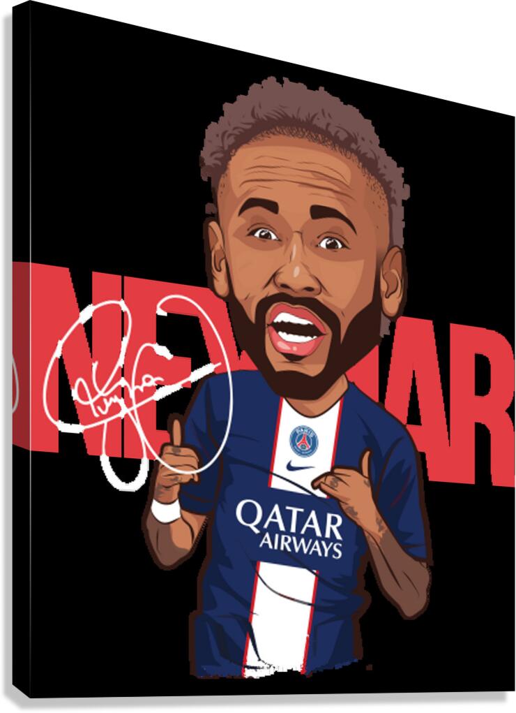 Neymar 5 Canvas Print