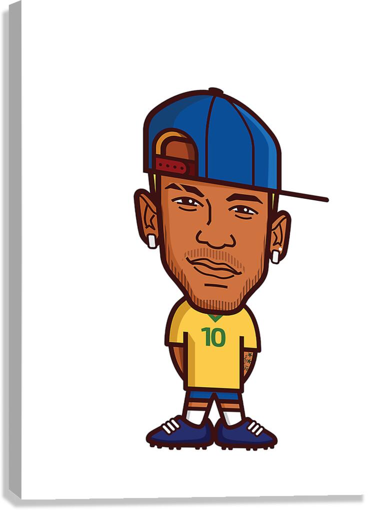 Neymar 9 Canvas Print