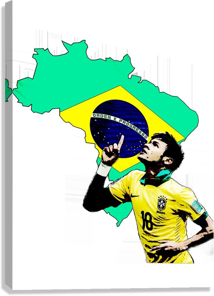 Neymar 16 Canvas Print
