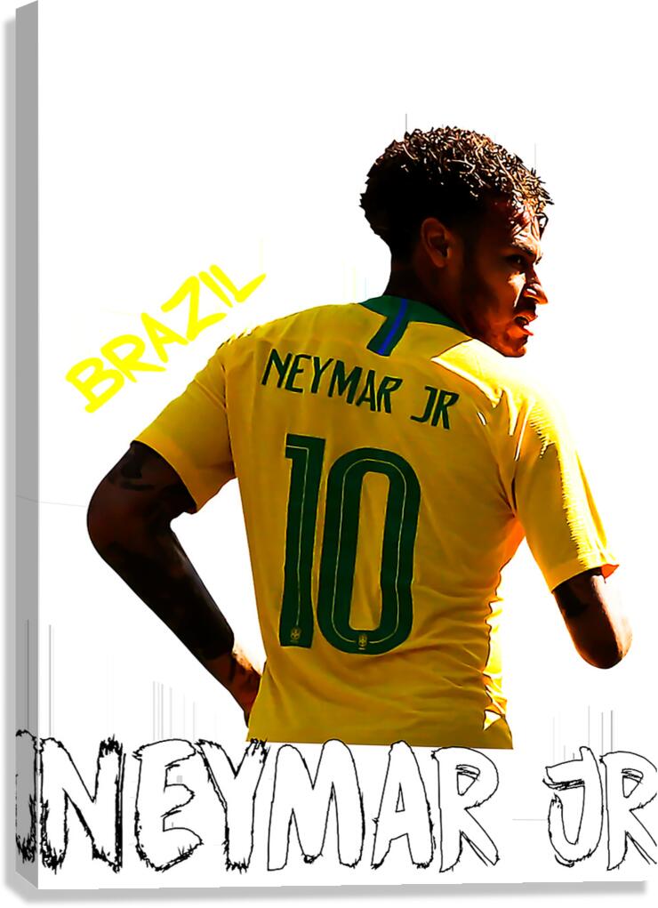 Neymar 41 Canvas Print