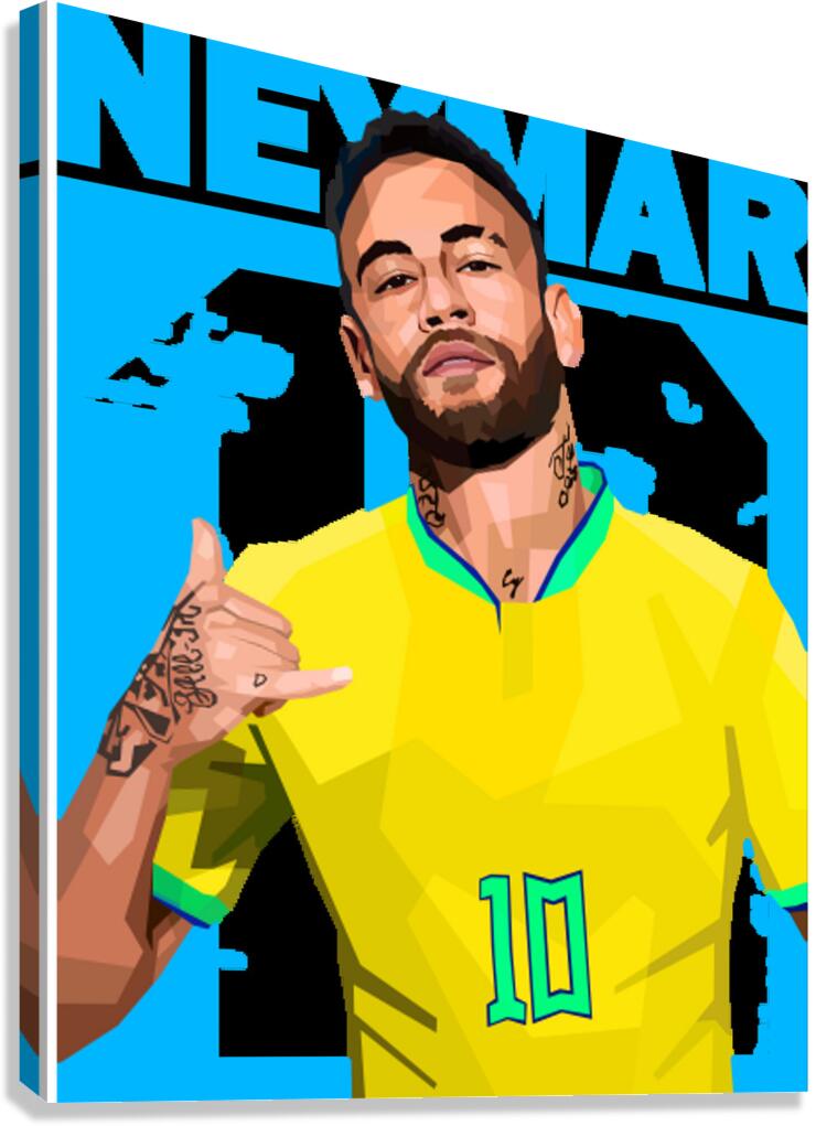 Neymar 45 Canvas Print