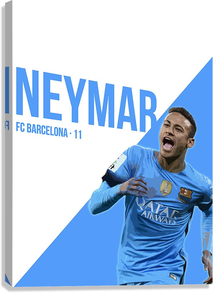 Neymar 50 Canvas Print