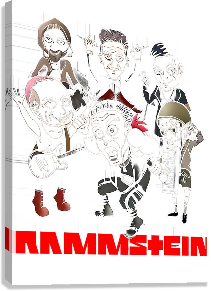 rammstein 5 Canvas Print