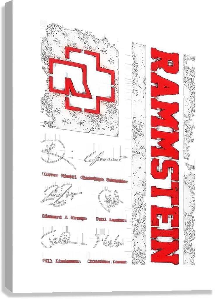 rammstein 13 Canvas Print