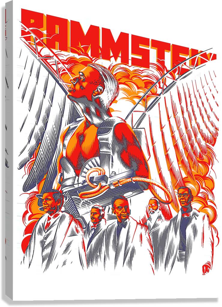 rammstein 29 Canvas Print
