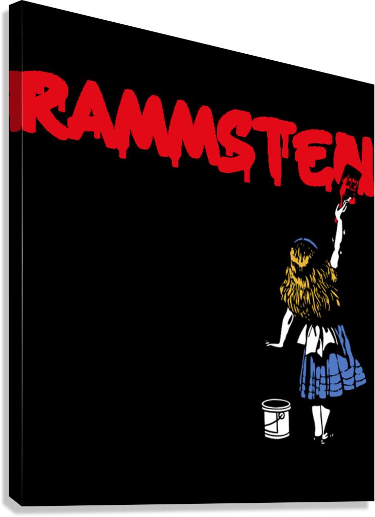 rammstein 32 Canvas Print