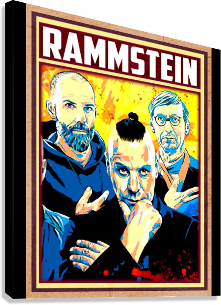 rammstein 46 Canvas Print