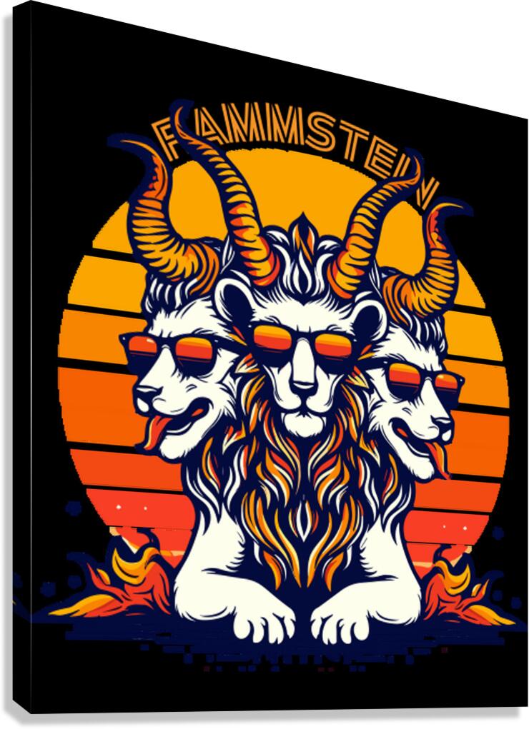 rammstein 47 Canvas Print