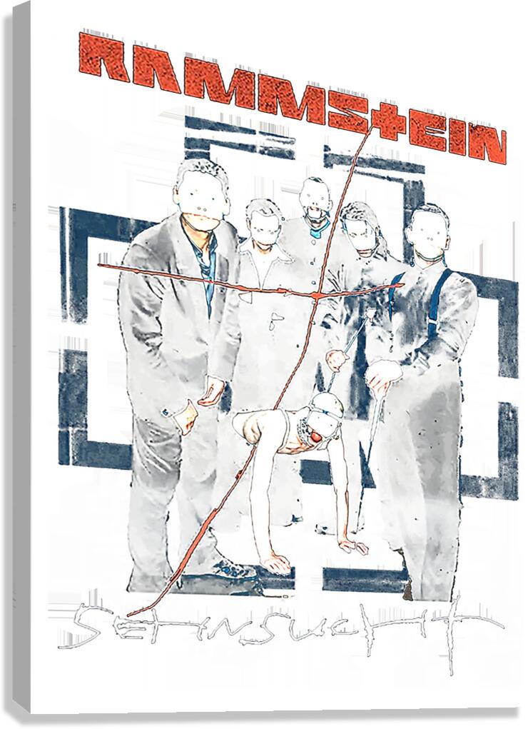 rammstein 52 Canvas Print