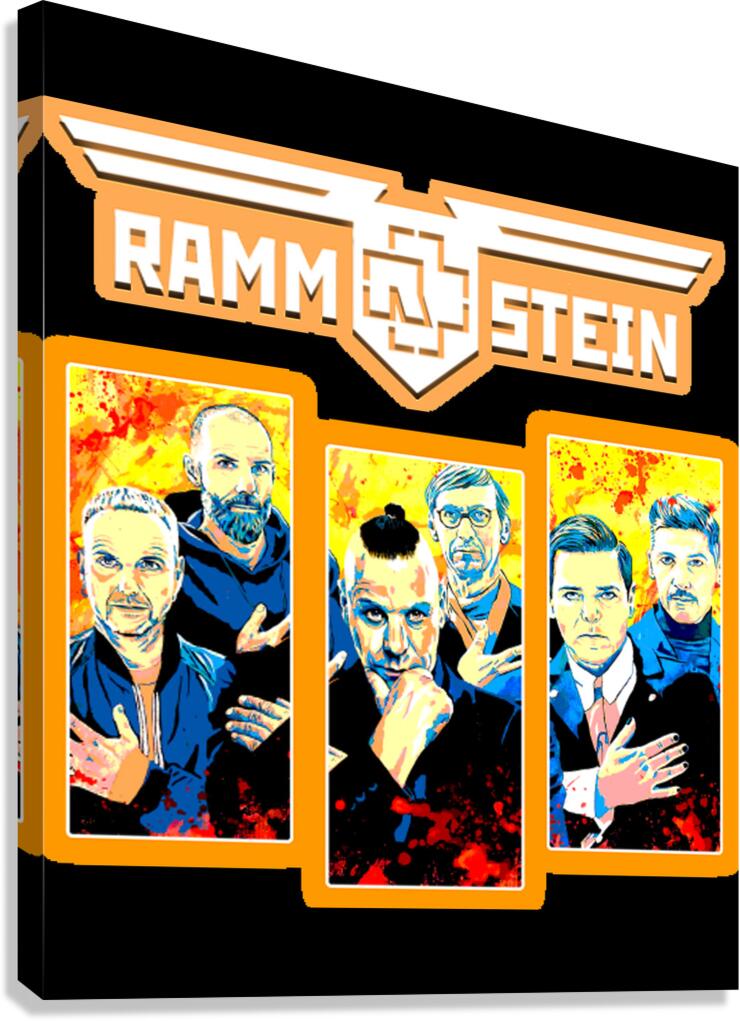 rammstein 59 Canvas Print