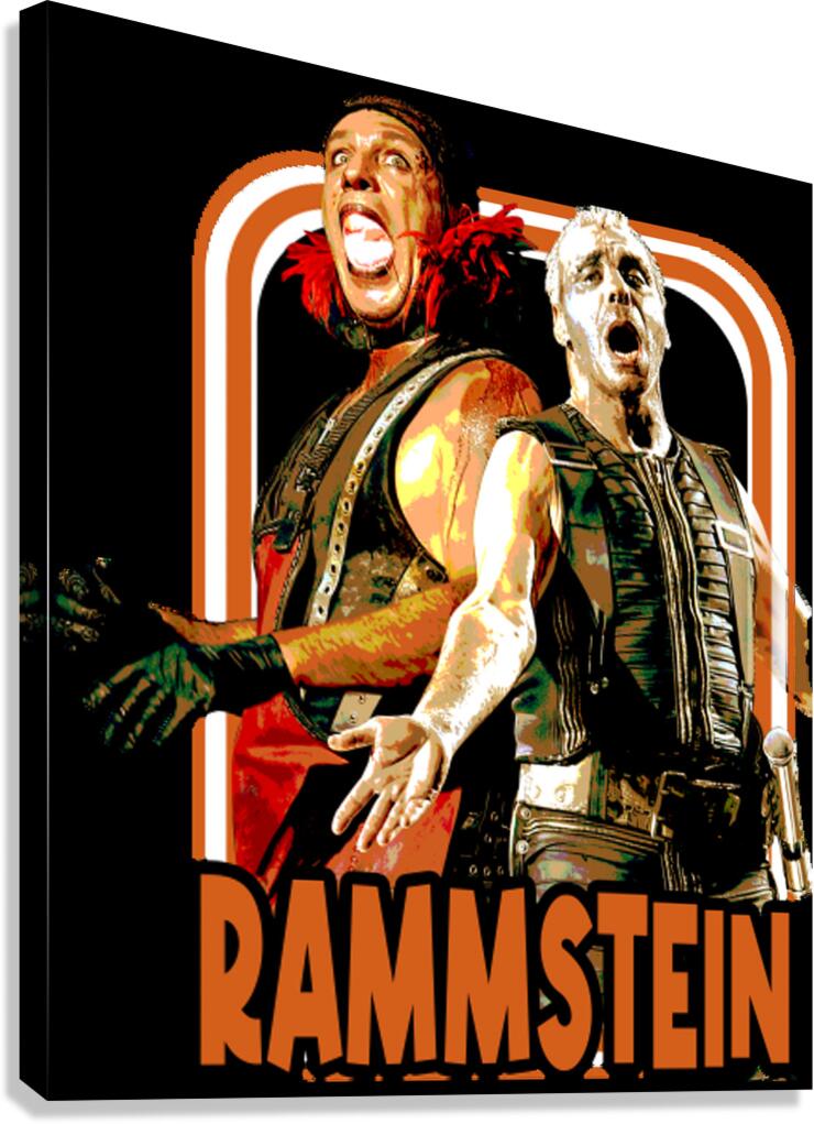 rammstein 60 Canvas Print