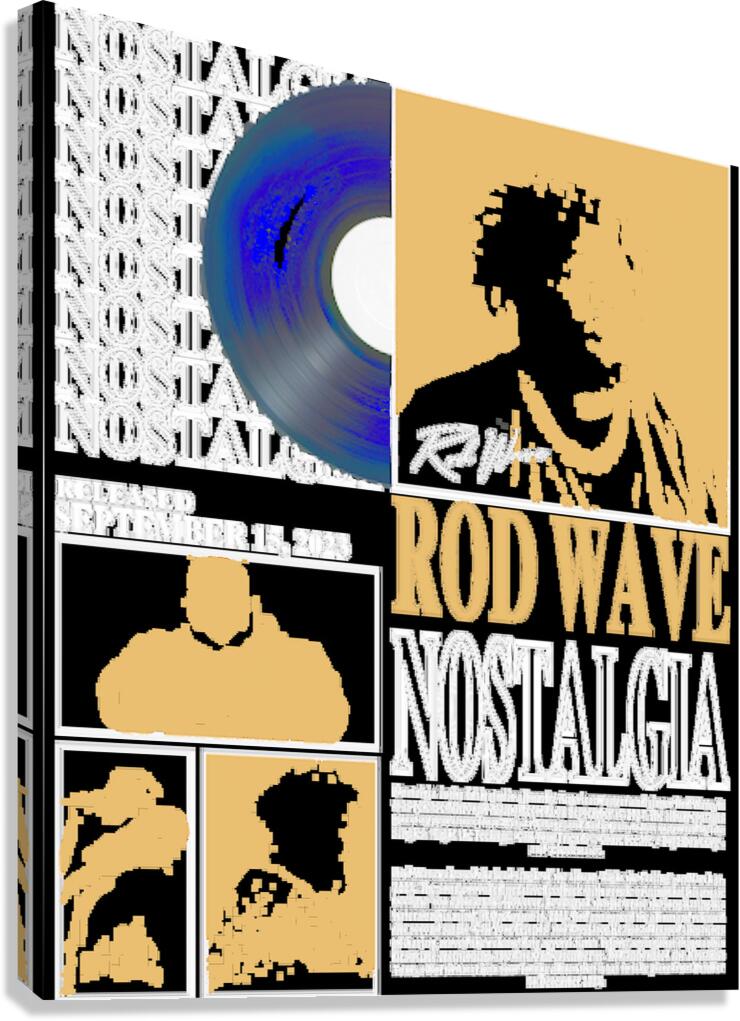 Rod wave 8 Canvas Print
