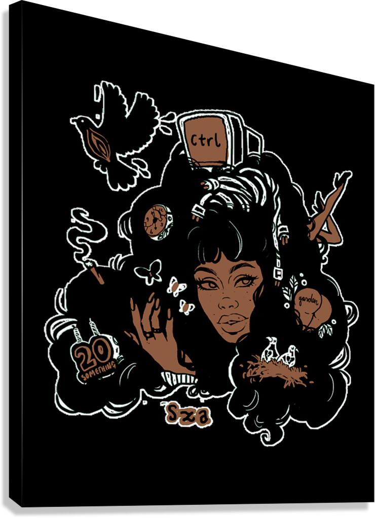 SZA 40 Canvas Print