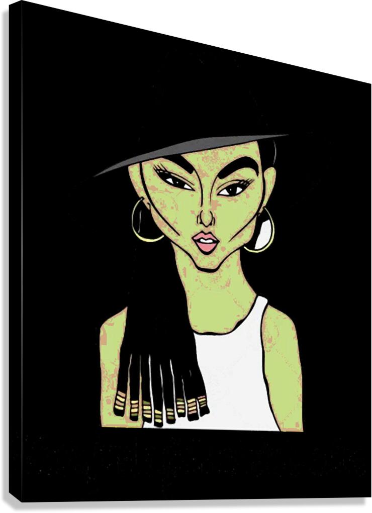Alicia Keys 33 Canvas Print