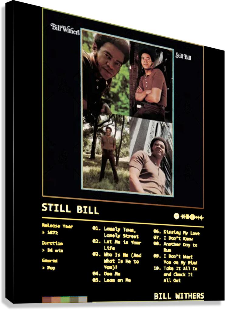 Bill Withers 21 Canvas Print