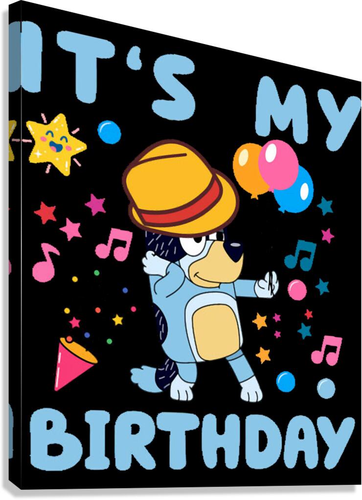 Bluey 4 Canvas Print
