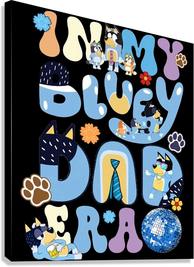 Bluey 8 Canvas Print