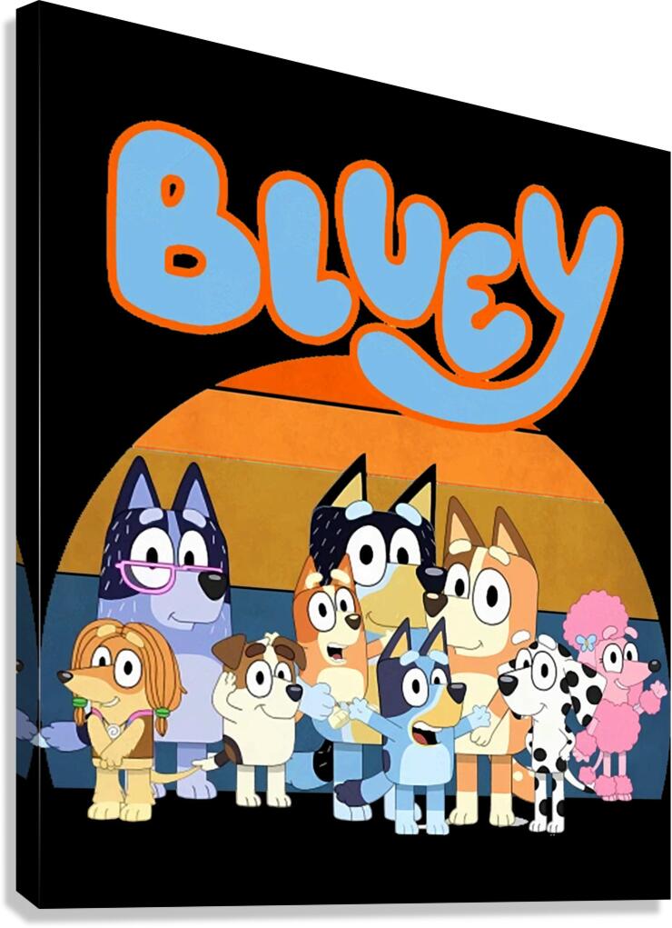 Bluey 56 Canvas Print