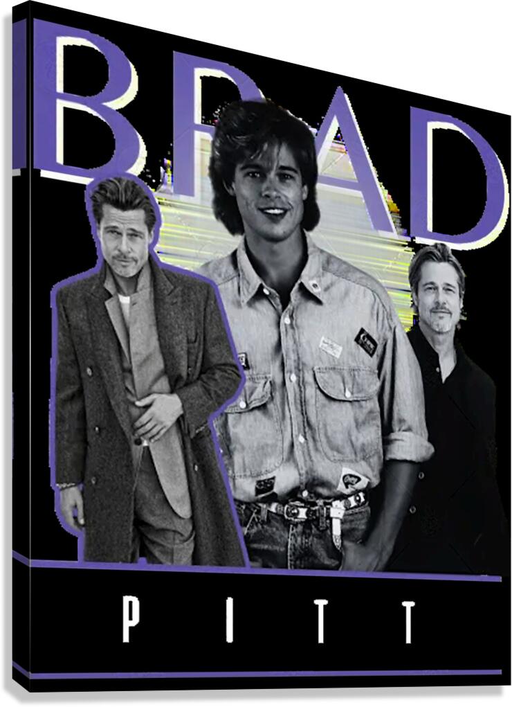 Brad Pitt 50 Canvas Print