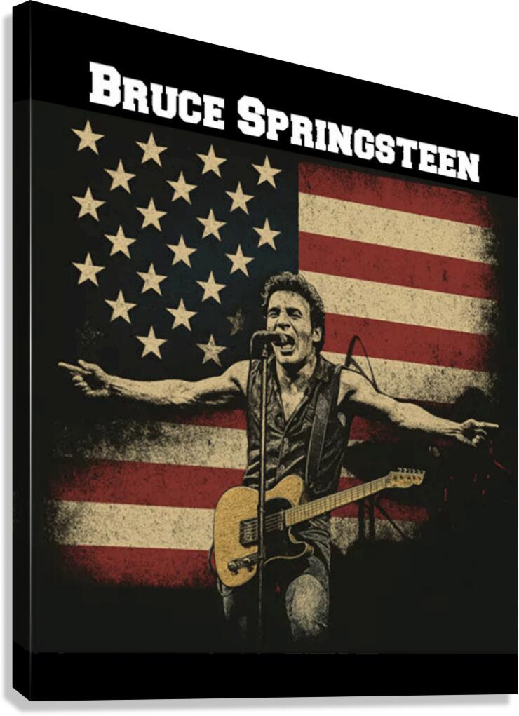 Bruce Springsteen 21 Canvas Print