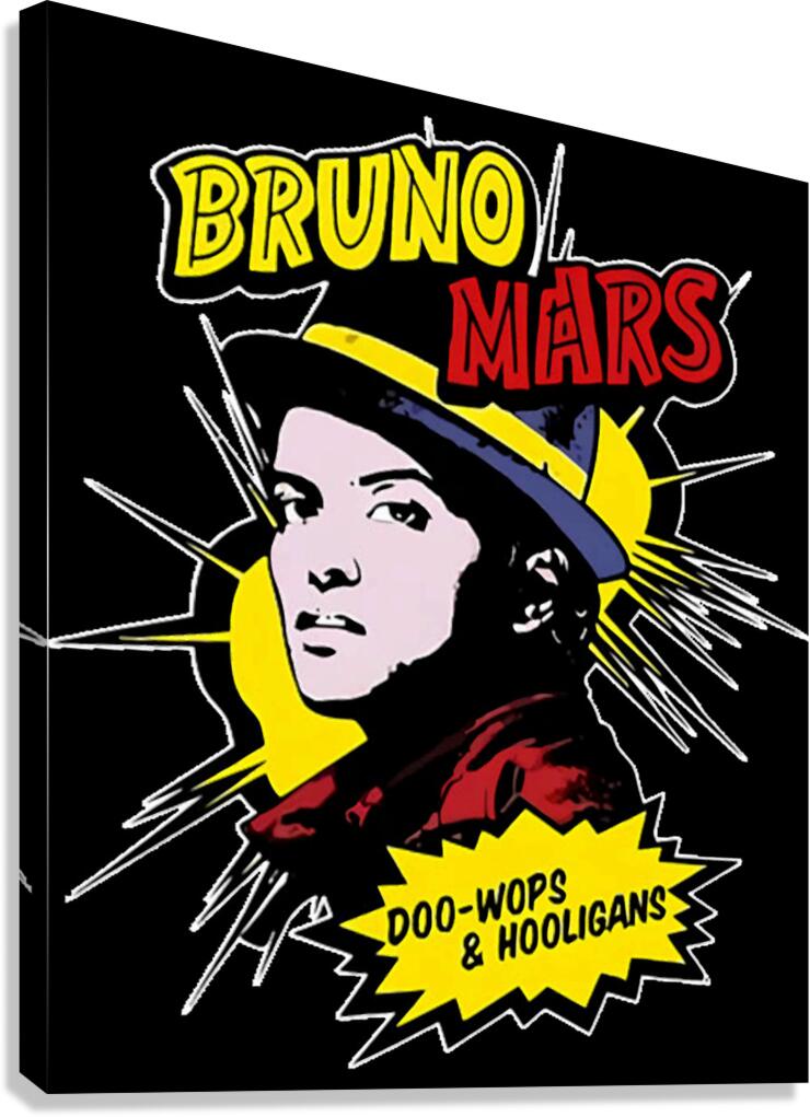 Bruno Mars 3 Canvas Print