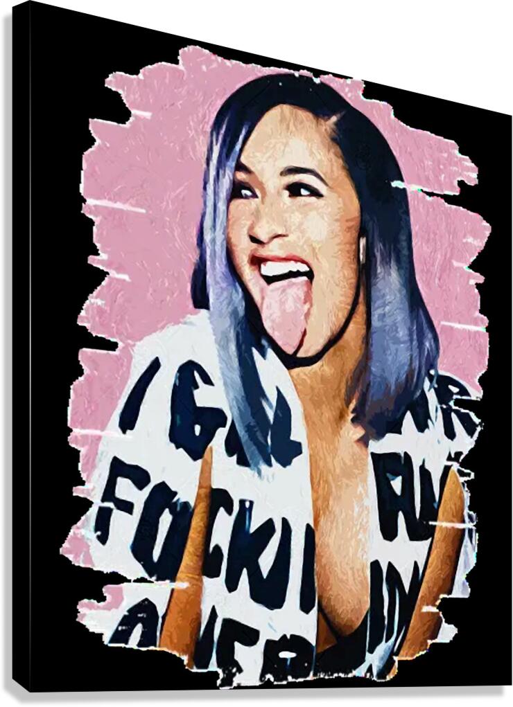 Cardi B 21 Canvas Print