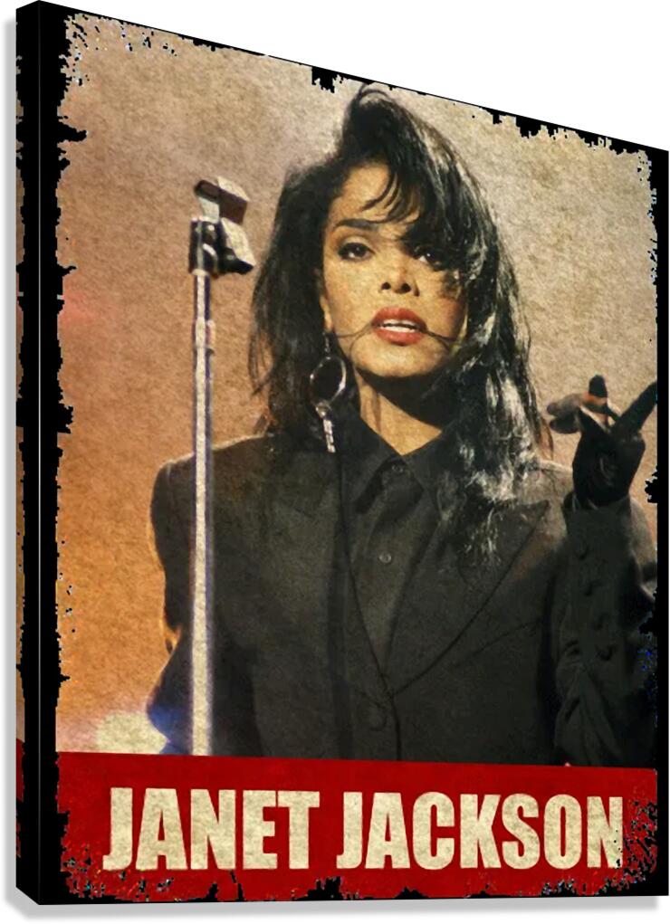 Janet Jackson 13 Canvas Print