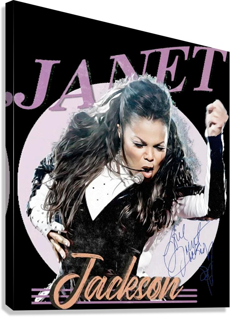 Janet Jackson 21 Canvas Print