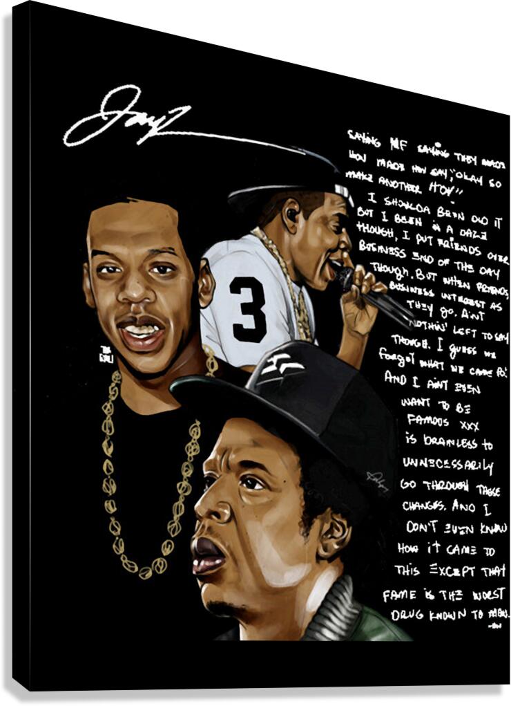 Jay Z 21 Canvas Print