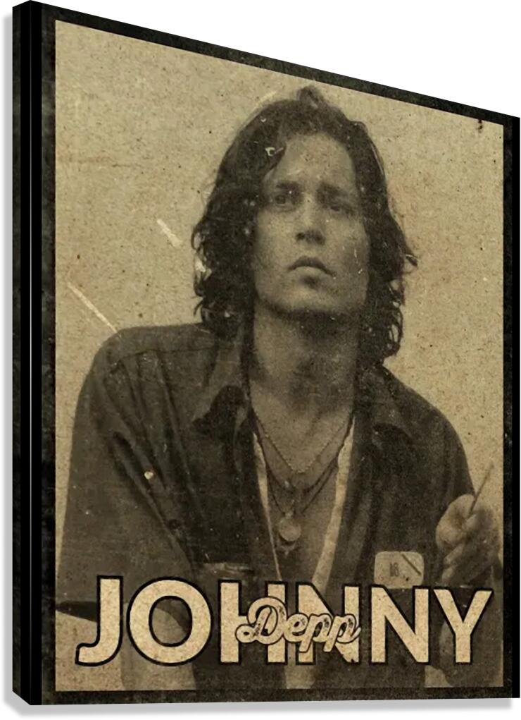 Johnny Depp 25 Canvas Print