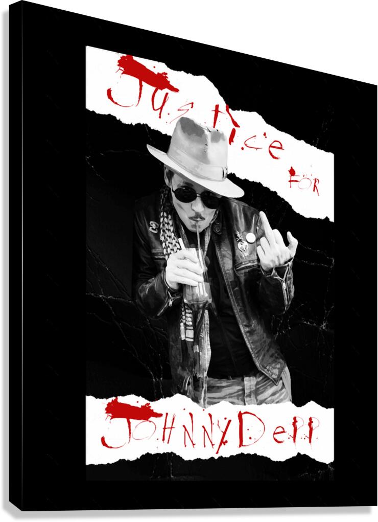 Johnny Depp 35 Canvas Print