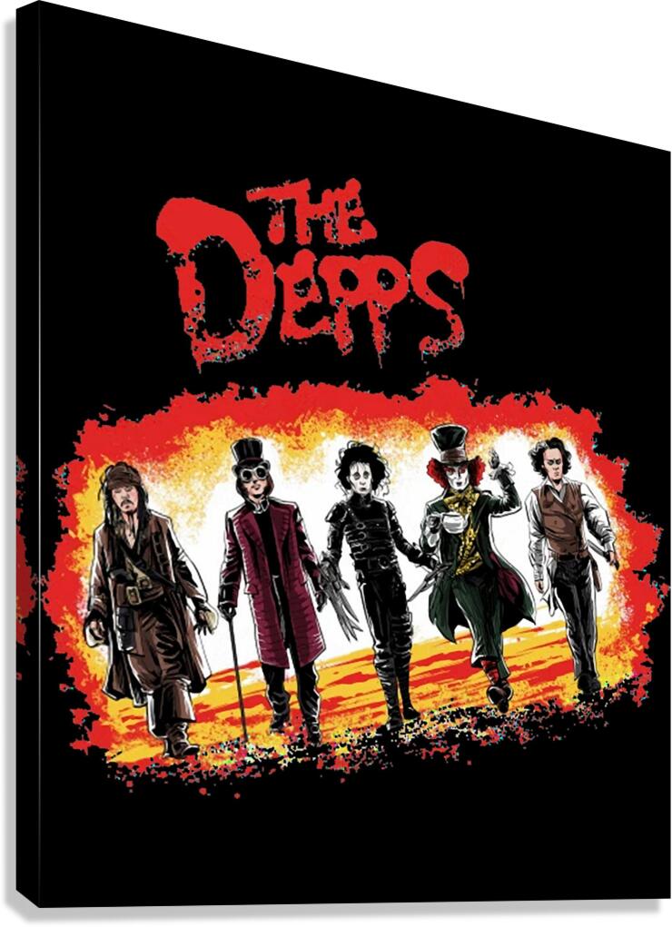 Johnny Depp 39 Canvas Print