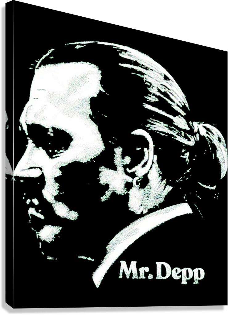 Johnny Depp 60 Canvas Print