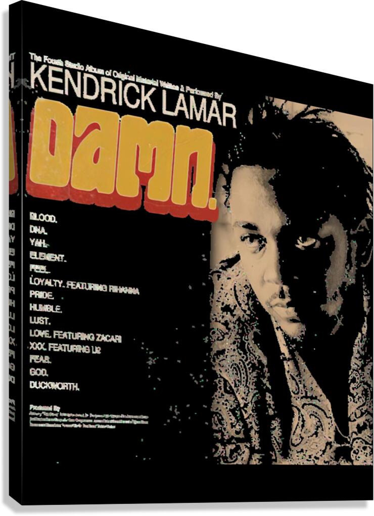 Kendrick Lamar 20 Canvas Print
