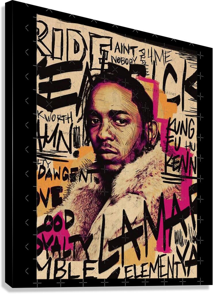 Kendrick Lamar 2 Canvas Print